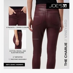 Joe's Jeans The Charlie in Deep Burgundy